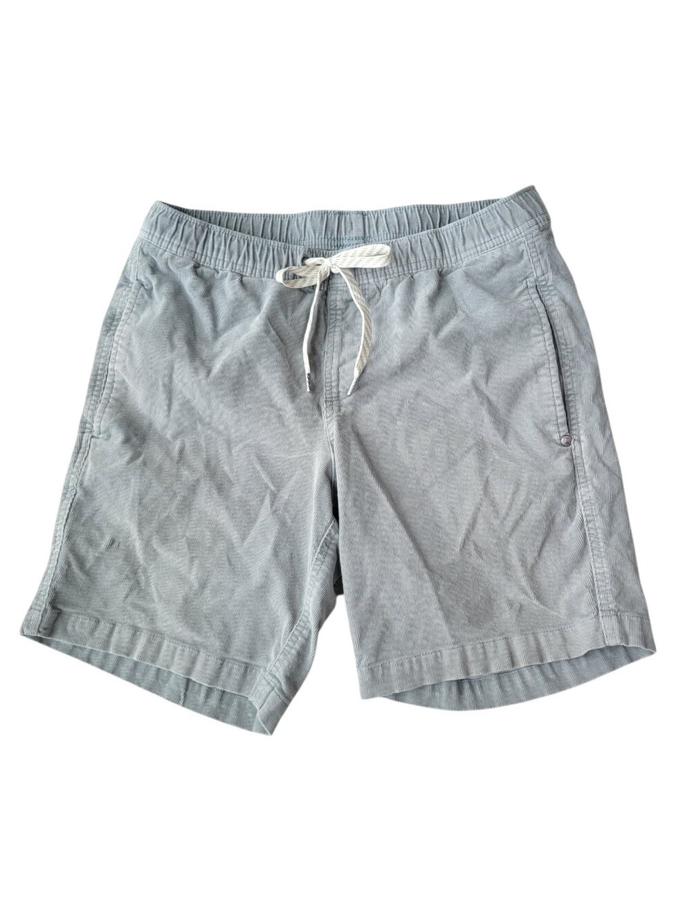 Vuori Men's Optimist Corduroy Shorts Stormy Size Medium